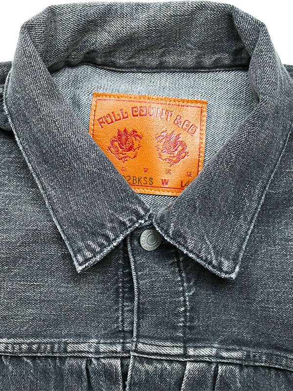 FULLCOUNT 2102SS Dartford フルカウント デニム ジャケット Gジャン 2nd モデル エイジング加工 11.5oz Type 2 Black Denim Jacket Dartford 11.5オンス 2102BKSSHW