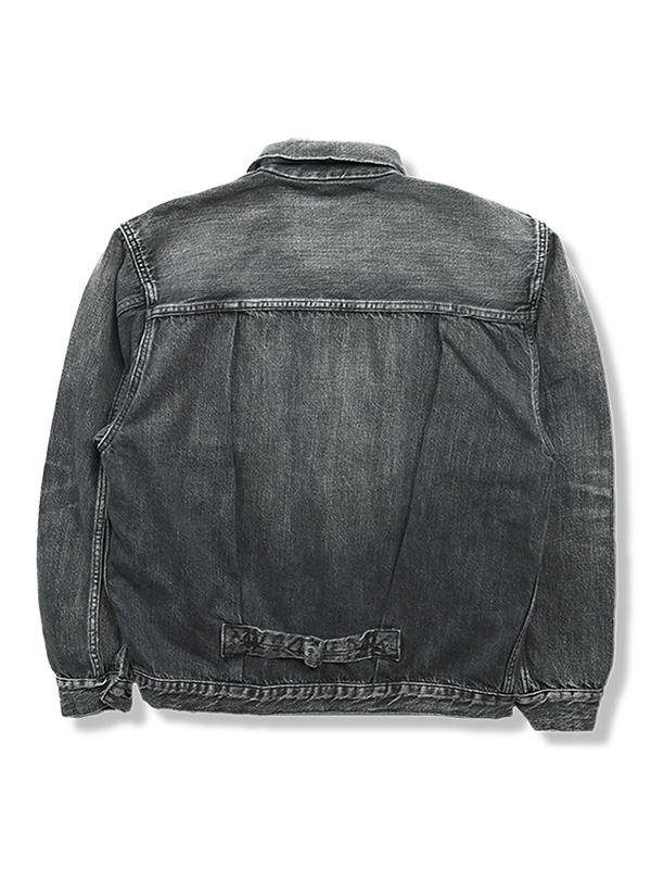 FULLCOUNT 2107SS Dartford フルカウント デニム ジャケット Gジャン 1st エイジング加工 11.5oz Type 1 Black Denim Jacket Dartford 11.5オンス 2107BKSSHW