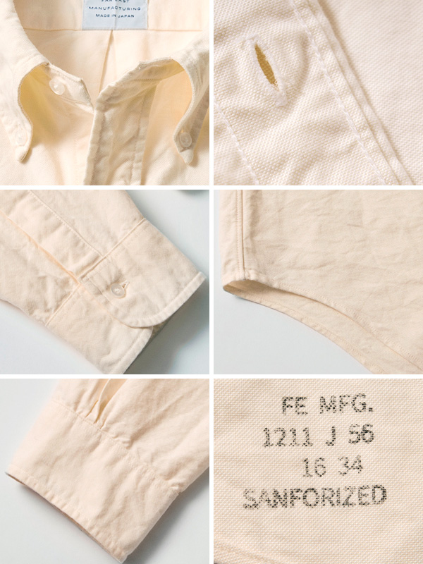 FAR EAST MANUFACTURING ファー イースト マニュファクチャリング シャツ 長袖 カジュアル シンプル 大人 おしゃれ かっこいい F.E.MFG 林 芳亨氏 BDシャツ 00-000