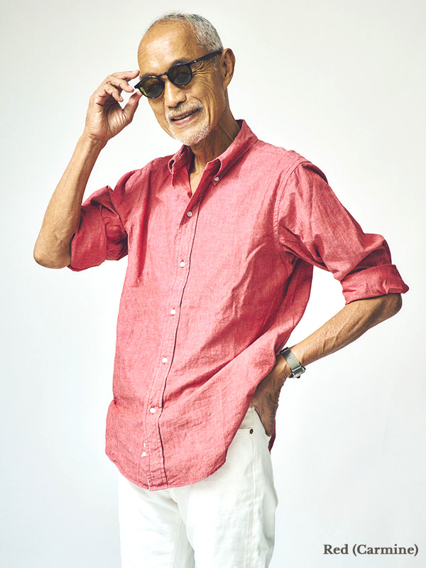 FAR EAST MANUFACTURING ファー イースト マニュファクチャリング シャンブレーシャツ メンズ ブランド F.E.MFG 林 芳亨氏 BDシャツ ボタンダウン 00-002