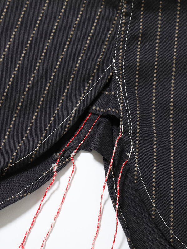 SUGAR CANE シュガーケーン シャツ ワーク ブラック ウォバッシュ ストライプ フィクションロマンス ドット ストライプ SC29585 8.5oz. BLACK WABASH STRIPE WORK SHIRT