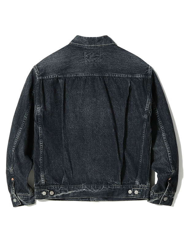 SUGAR CANE シュガーケーン デニム ジャケット ブラック メンズ Gジャン 2nd モデル タイプ 14.25oz. BLACK DENIM JACKET 1953 AGED MODEL エイジング SC15650H