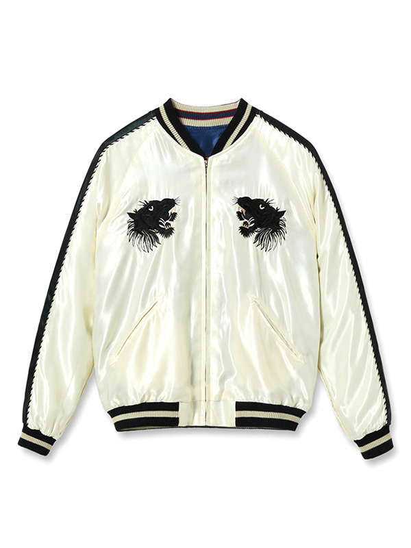 TAILOR TOYO 鷲／虎 スカジャン（M） 90's 別珍 テーラー東洋 M品番 スカジャン 赤虎 赤龍 赤鷹 赤鷲