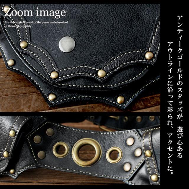 最新作新作 デイズアート DaysArt レザーバッグ ウエストバッグ メンズ 本革 ゴールドスタッズ M L XL ブラック 【ギフの通販はau PAY マーケット - 革製品・シルバー専門店アジアンアーツ|商品ロットナン 新作正規店