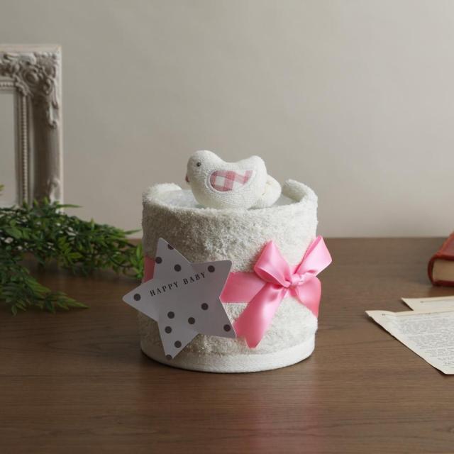 おむつケーキ 出産祝い 送料無料 即日発送 ダイパーケーキ Sassy 3段 名入れ オムツケーキ