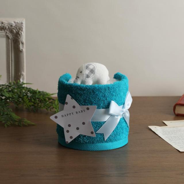 おむつケーキ 出産祝い 送料無料 即日発送 ダイパーケーキ Sassy 3段 名入れ オムツケーキ