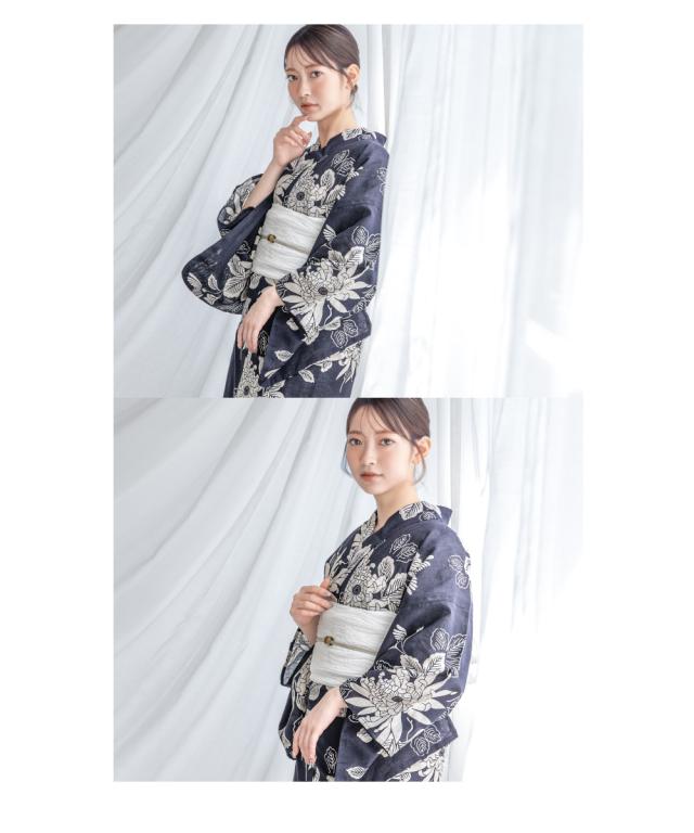 浴衣 セット レディース 浴衣セット 兵児帯 2025 3点セット 簡単