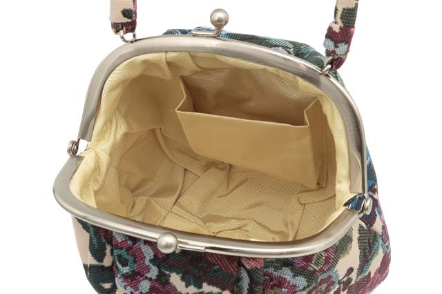 卒業式 バッグ 袴 成人式 単品 振袖用 卒業式 袴用 クリーム バラ 薔薇