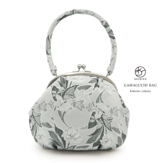 卒業式 バッグ 袴 成人式 単品 振袖用 卒業式 袴用 グレー 灰色 バラ