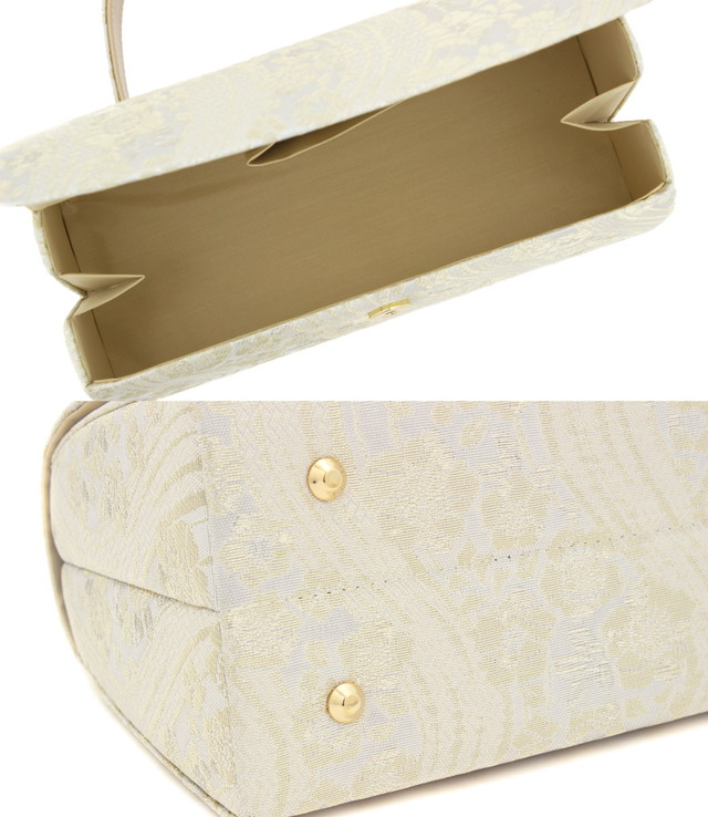 草履バッグセット 留袖用 訪問着用 礼装 フォーマル 高級佐賀錦 白