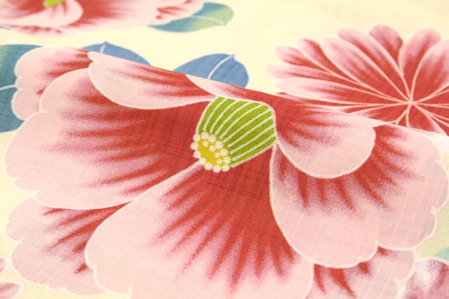 レディース浴衣 ブランド 乃木坂46 白石麻衣 薄緑色 グリーン クリーム