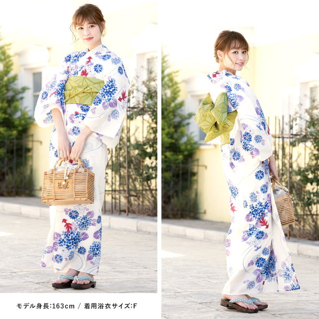⭐️SALE⭐️bonheur saisons 帯が選べる浴衣セット 浴衣セット レディース 浴衣セット 大人 3点セット（浴衣/帯