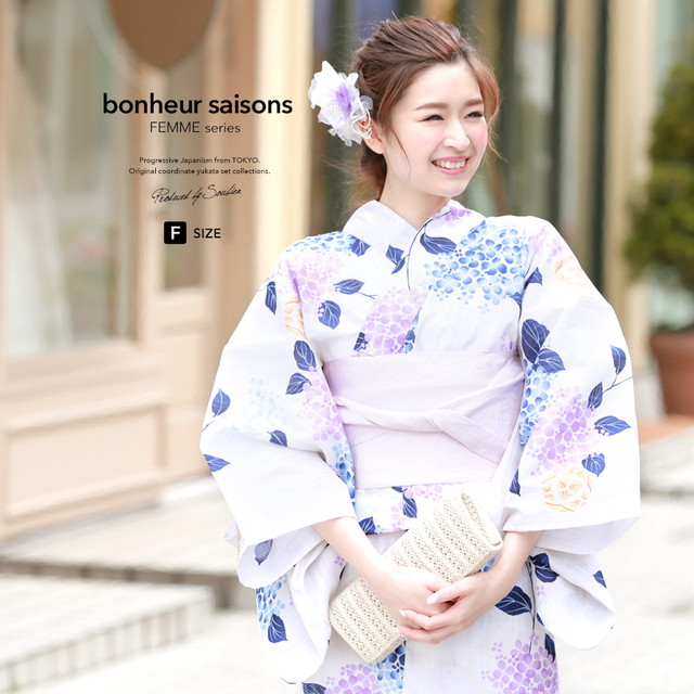 【美品】ネイビー×白　花柄　昭和レトロ　手縫い浴衣　小さめ　ミニマム　S n1-brand1071ok_a.jpg