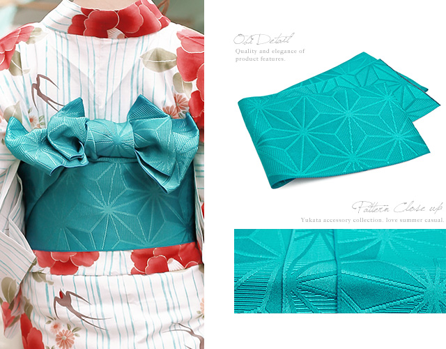 浴衣セット レディース レトロ 浴衣セット 大人 3点セット 白系