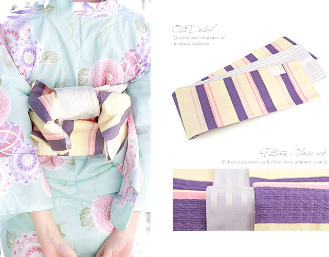 浴衣セット レディース レトロ 浴衣セット 大人 3点セット 水色 ブルー