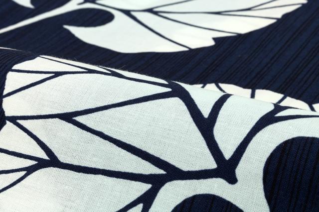 浴衣 セット レディース 浴衣セット 兵児帯 大人 3点セット 紺