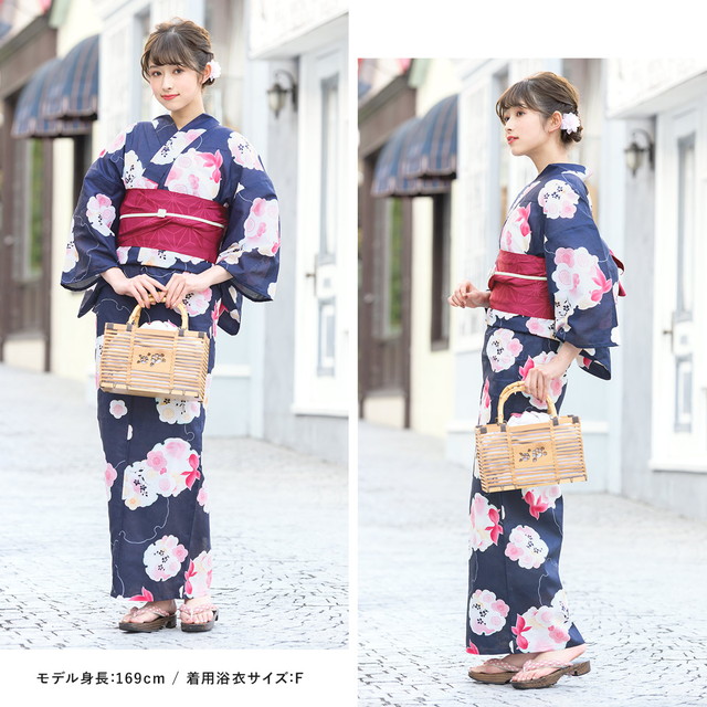 浴衣セット レディース 浴衣セット 作り帯 大人 2点セット（浴衣