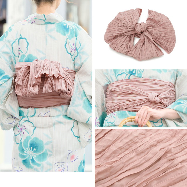 浴衣セット レディース 浴衣セット 兵児帯 大人 2点セット（浴衣/帯