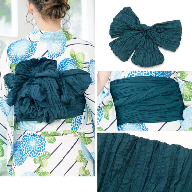 浴衣セット レディース レトロ 浴衣セット 大人 3点セット ホワイト 白 ブルー 青 グリーン 緑 菊 キク 花 フラワー ストライプ 綿 夏祭り 花火大会 女性用 フリーサイズ 浴衣セット レディース レトロ 浴衣セット 大人 3点セット ホワイト 白