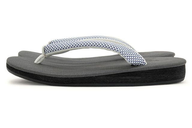 雪駄 メンズ ブランド 菱屋カレンブロッソ Calen Blosso 黒系 ブラック