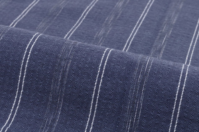 甚平 メンズ おしゃれ 父の日 藍 インディゴ 白 縞 ストライプ 雨縞 綿