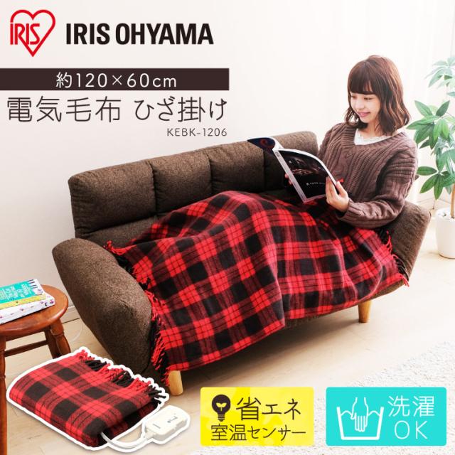 電気毛布 ひざ掛け 120×60cm EBK-1206
