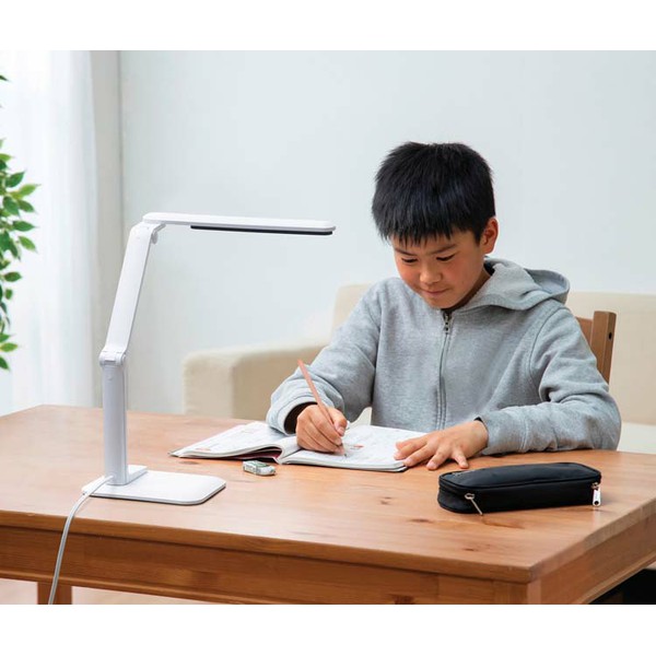 LEDデスクライト照明ライトでんきLED机手元読書つくえデスクデスクライト卓上ライトledスタンドライト卓上スタンドデスクスタンド電気スタンド読書灯LEDデスクライト302タイプホワイトLDL-302-Wアイリスオーヤマ