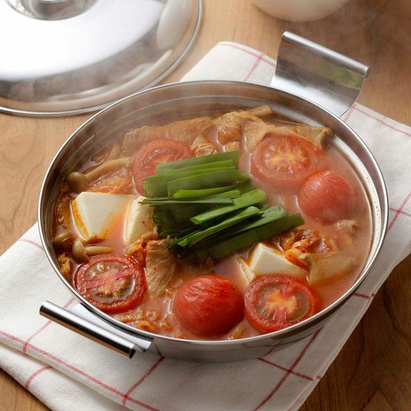 うどんステンレス寄せ鍋卓上鍋焼き1人鍋IHなべキャンプアウトドア鍋焼きうどん&よせ鍋 