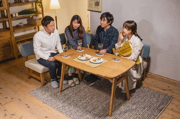 テーブル天然木北欧風関家具noraノラAmanアマンテーブルダイニングテーブルDT120