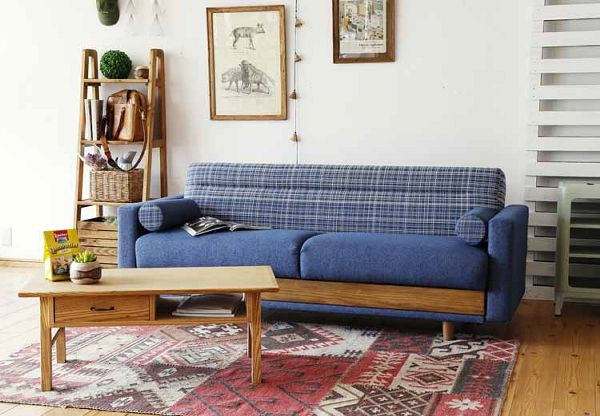 ソファベッド3人掛け簡単操作クッション付関家具noraノラHersheyハーシーソファベッド