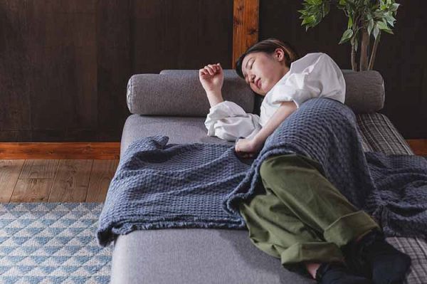 ソファベッド3人掛け簡単操作クッション付関家具noraノラHersheyハーシーソファベッド