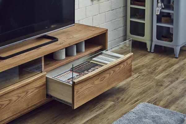 テレビ台天然木ナチュラル引出しオープンスペースTV台ローボードリビング収納150cm幅関家具noraノラKinderキンダーテレビボード150幅TVボード