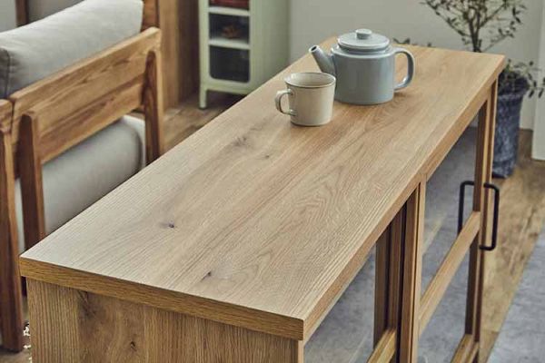 キャビネット食器棚間仕切りキッチン収納カウンター引き戸ガラス関家具noraノラHermeエルメキャビネット120幅