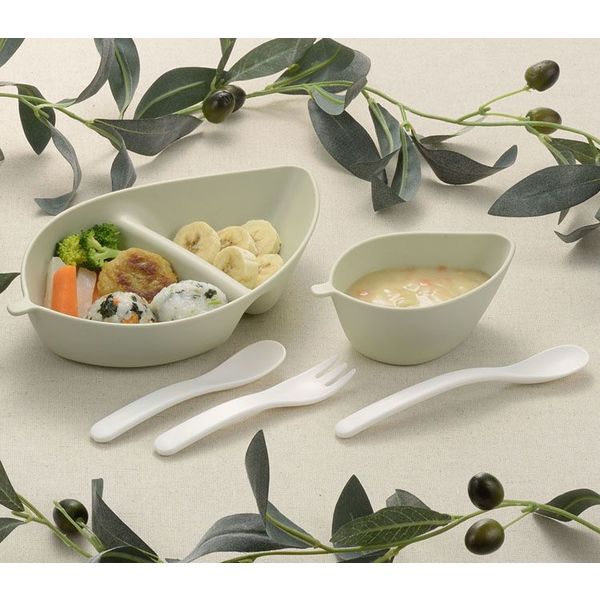 リッチェル食器セット植物由来環境にやさしい離乳食重ねて収納ベビー子供オリオベビー食器セット