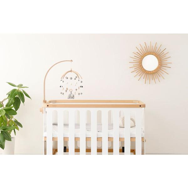 ベビーキッズインテリアメリー新生児赤ちゃん木製品ギフトお祝い天然木ベビーメリーセット 