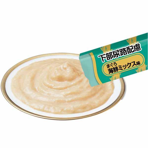 いなばペットフードチャオ猫おやつ間食スナックちゅーるチュールペースト個包装CIAOちゅ〜る下部尿路配慮まぐろ海鮮ミックス味14g×20本
