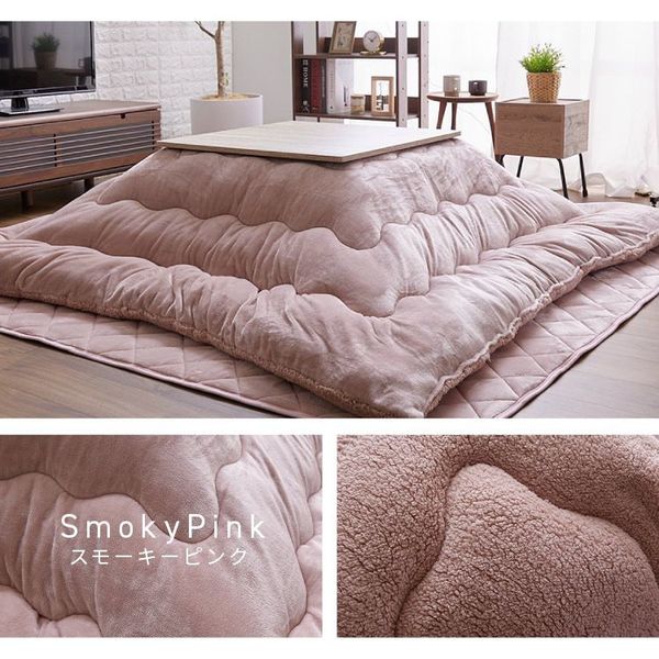 コタツ布団正方形長方形リバーシブルあたたかフランネルボア節電エコ低ホルム静電気防止洗えるボリュームこたつ布団ボア190×190190×240