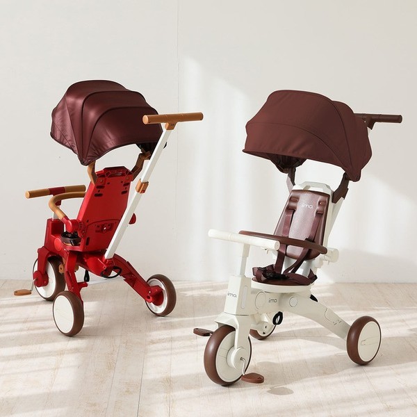 【美品】　iimo 三輪車　サンシェード付き Amazon.co.jp: 【サンシェード】【安全ベルト付き】エム・アンド
