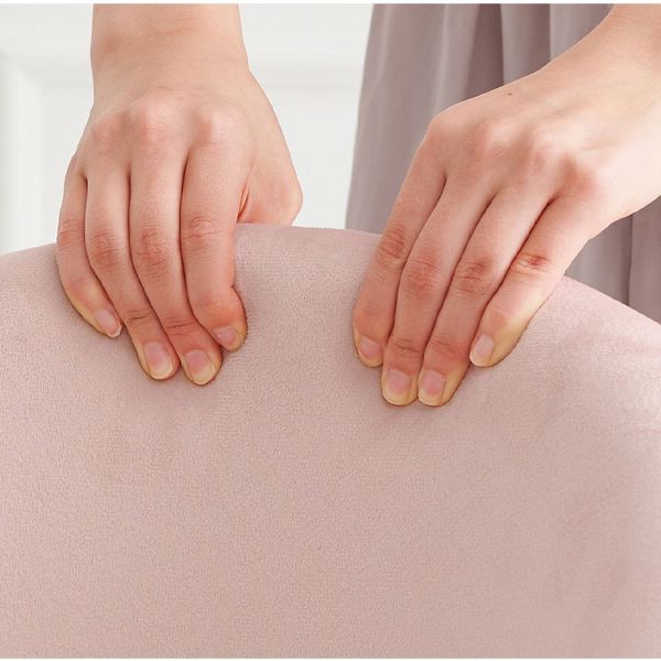 チェアゴールドダイニングベロア風軽量ファブリックエレガントおしゃれ椅子デザイン椅子姫系可愛い簡単組立イスチェア 