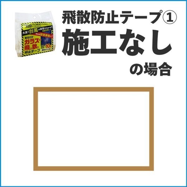 ガラス飛散防止飛散防止テープガラステープウィンドゥテープガラス飛散防止ガラスの飛び散り抑止テープクリア 