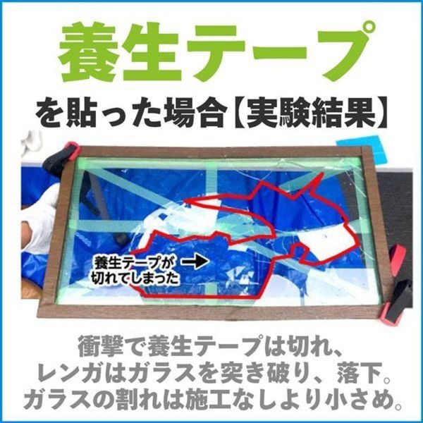 ガラス飛散防止飛散防止テープガラステープウィンドゥテープガラス飛散防止ガラスの飛び散り抑止テープクリア 