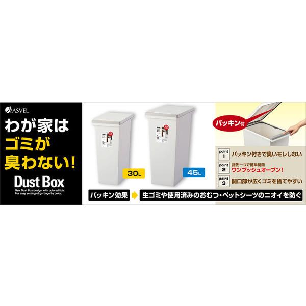 防臭臭い漏れ生ごみプッシュペールゴミ箱パッキン付臭い対策ゴミの臭いおむつペットシーツエバンMP密閉プッシュペール30Lホワイト 