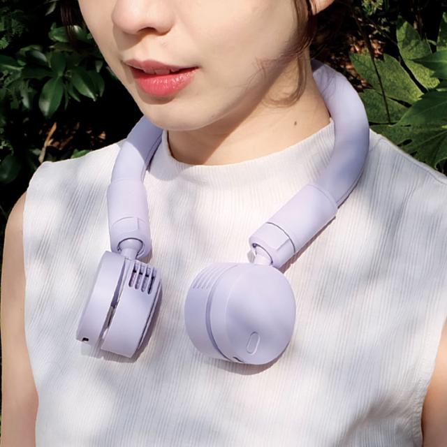 首掛け扇風機ネッククーラーネックファン首掛け扇風機ネックおしゃれ持ち運び小型扇風機風力調節携帯扇風機ミニ扇風機かわいい首掛け扇風機ネッククーラーネックファンiFanCoolNeck 