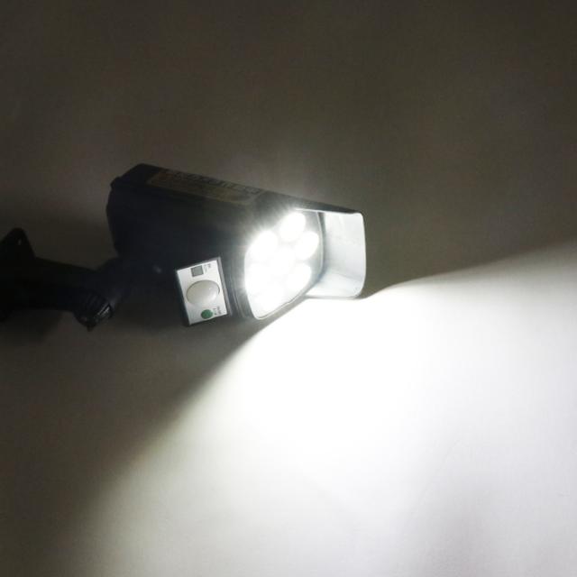 防犯カメラダミーカメラ電源不要配線不要簡単取り付けソーラー充電人感センサーリモコン調光セキュリティカメラ家庭用ソーラー充電式防犯ダミーカメラライト1型ブラック