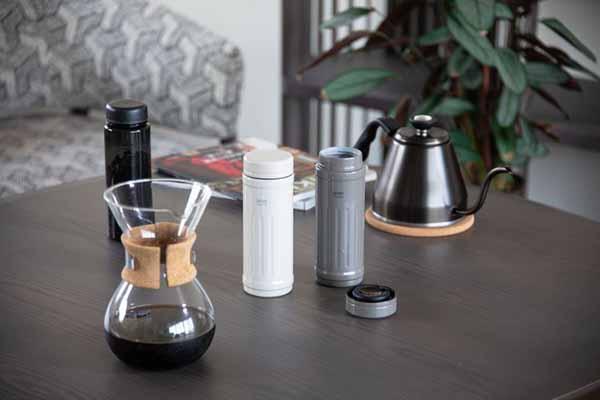 アウトドア用ボトルコーヒータンブラー保冷・保温カファボトルコーヒーCBJステンレスマグカップ保温コーヒーボトルおしゃれ真空断熱カフアコーヒーボトル2