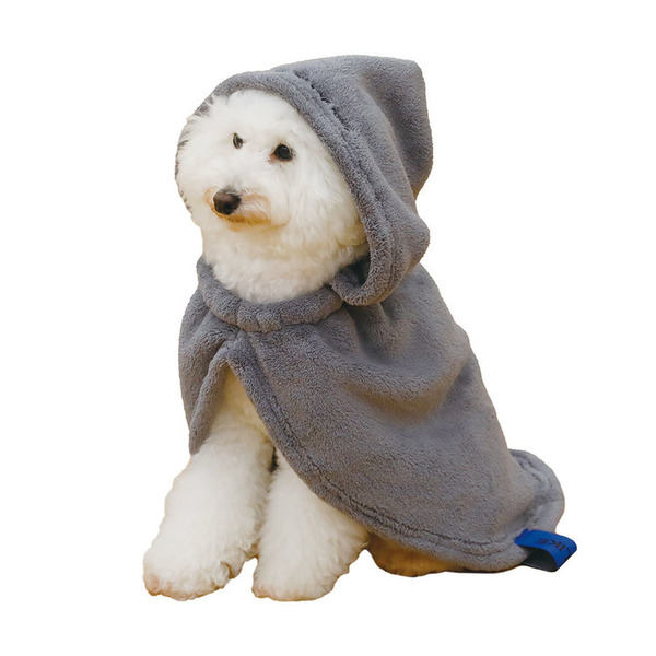 ペットローブペット用タオル吸水タオル犬用ローブ犬用品抗菌消臭バスタオルカラリシービージャパンNOALIKE抗菌ペットローブM