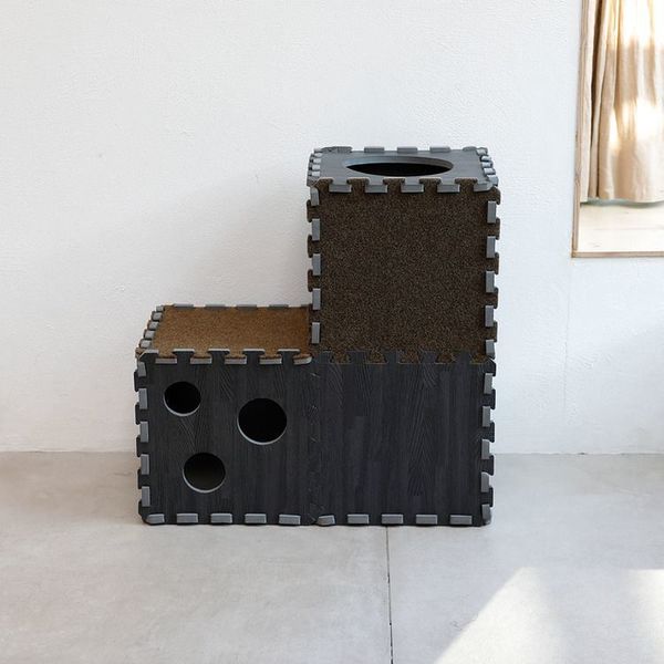 爪研ぎトンネル猫多機能猫グッズおもちゃ遊具ネコ用品爪ペットケアシービージャパンNOALIKEつめが研げるペットトンネル 