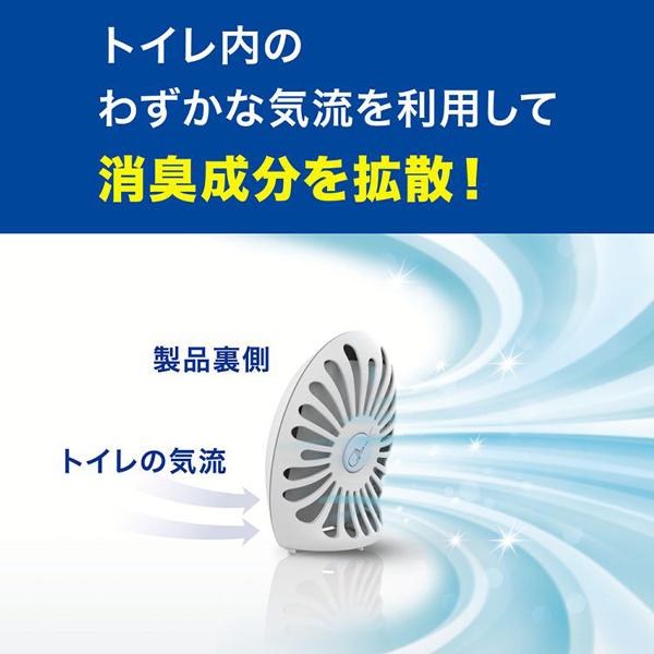 トイレ用消臭・防臭約8週間壁・床まで5つの香り本体ピーアンドジートイレ消臭剤トイレ芳香剤置き型ファブリーズトイレ用消臭剤本体6.3mlP&G