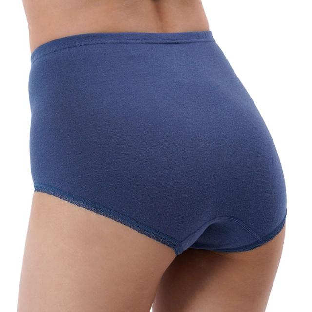 ショーツレディースあったかスタンダードタイプ深ばき湯たんぽお腹部分2重構造吸湿発熱満足美温活湯たんぽ心地ショーツ無地前側レーススタンダードタイプ深ばき吸湿発熱Fukuske