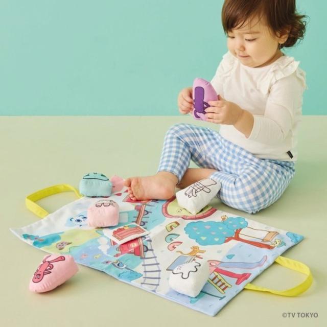 赤ちゃんおもちゃごっこ遊び持ち運びシナぷしゅカラフルグッズギフトプレゼントキャラクターぷしゅぷしゅインパークダッドウェイ